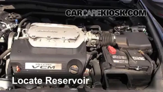 2012 Honda Accord EX-L 3.5L V6 Sedan Liquide essuie-glace Ajouter du liquide